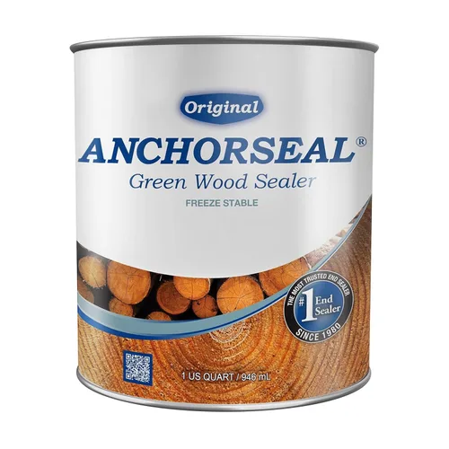 Miniatura 10 de ANCHORSEAL Sellador clásico para troncos y madera, emulsión de cera a base de agua, evita hasta el 90% de las comprobaciones finales en extremos