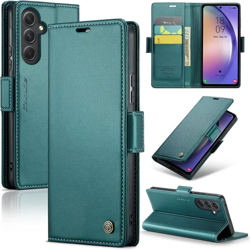 Miniatura 11 de Compatible con Samsung Galaxy A54 - Funda tipo cartera con bloqueo RFID, funda de piel con función atril para Samsung Galaxy A54 5G de 6.4 pulgadas