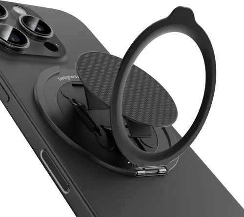 Miniatura 8 de BENKS ArmorPop │ Agarre magnético para teléfono y soporte para MagSafe, soporte de anillo giratorio ajustable de 360° para iPhone 17/16/15/14/13/12