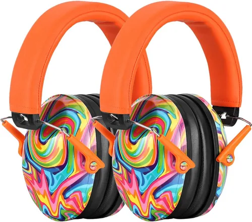 Miniatura 22 de PROHEAR 032 2.0 Auriculares con cancelación de ruido para niños, reducción de ruido de 25 dB, orejeras sensoriales ajustables de protección de oídos