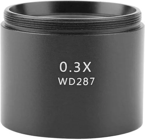 Miniatura 2 de Kit de microscopio 0.3 x 0.75 x 1.5 x objetivos auxiliares estéreo, microscopio barlow lente para microscopio de zoom trinocular binocular