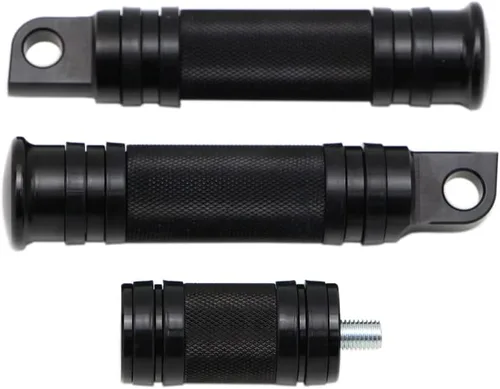 Miniatura 6 de Dreamseek estribo de cambio para motocicleta con estriberas de dedo + estriberas moleteadas compatibles con Harley-Davidson Sportster Dyna Touring