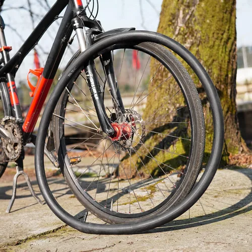 Miniatura 6 de RUTU 700 x 23-25C, 28-32C, 35-43C, 38-45C, tubo interior de bicicleta de carretera con válvula Presta de 2.362 in, tubo interior de butilo pesado