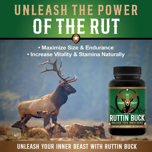 Miniatura 6 de XL Science Ruttin Buck - Píldoras de mejora de tamaño para hombres - Aumenta la resistencia, el rendimiento, la conducción y la energía - Añade