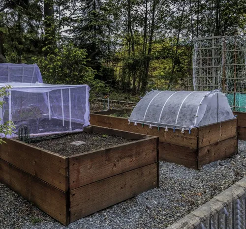 Miniatura 8 de Barrera de plagas de red de insectos de jardín: 10 x 25 pies para protección del jardín, mosquitera de malla fina para árbol de cigarras, cubierta