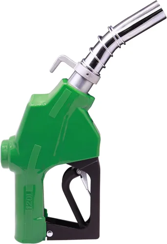 Miniatura 7 de Boquilla de combustible de 1 pulgada NPT con apagado automático verde para bomba de gasolina, boquilla resistente con manguera de combustible