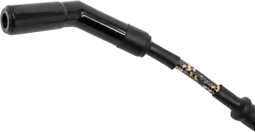 Miniatura 4 de DRAGON FIRE BLACK CERAMIC - Juego de cables trenzados de tela vintage compatible con Chevy Cadillac Pontiac LS 5.3 5.7 6.0 6.2 7.0 V8 reemplaza