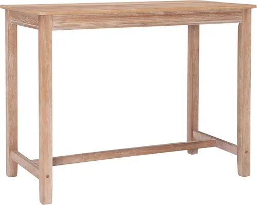 Miniatura 21 de Linon Claridge - Mesa de bar negra de 36 pulgadas de altura