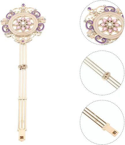 Miniatura 4 de Yardwe Piezas de repuesto de martillo de péndulo de cuarzo para relojes de pared, accesorio de movimiento de reloj de metal para proyectos