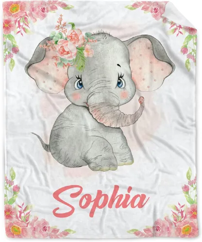 Miniatura 45 de Manta personalizada de franela de vellón de mariposa para bebé, manta de regalo personalizada con nombre, manta ligera y suave, bonita manta