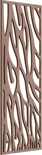 Miniatura 91 de 9 3/8"W x 24 3/8"H x 1/4"T Bristol Decorativos Paneles de Pared de Madera Calado, Cereza