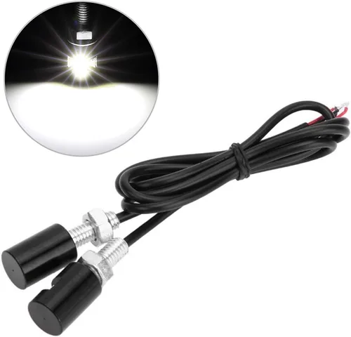 Miniatura 6 de 2 luces para matrícula, bombilla LED impermeable de 12 V, lámpara de tornillo de matrícula para automóvil, motocicleta, camión, RV, ATV, bicicleta