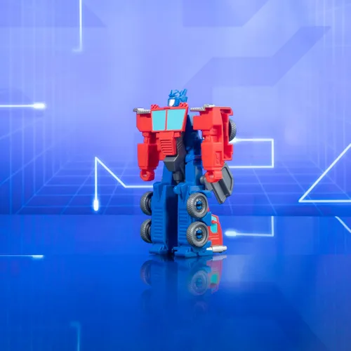 Miniatura 5 de Transformers Toys EarthSpark - Figura de acción de Optimus Prime de 1 paso de 1 paso, juguete robot para edades de 6 años en adelante