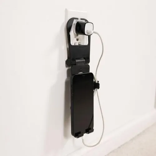 Miniatura 3 de Jokari Soporte para teléfono celular con estante eléctrico montado en tomacorriente. Transforma tu toma de corriente en un concentrador inteligente