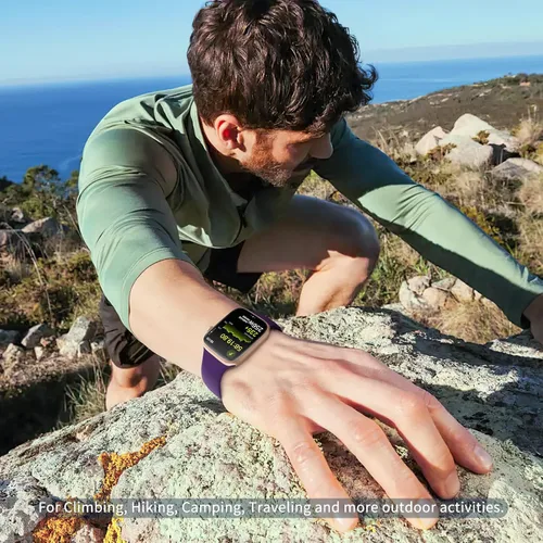 Miniatura 5 de Paquete de 6 correas deportivas compatibles con Apple Watch de 38mm 40mm 41mm 42mm 44mm 45mm 49mm 46mm, correa impermeable de silicona para iWatch