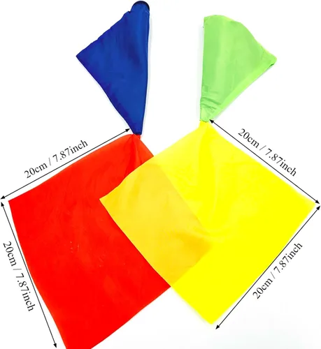 Miniatura 3 de sumrica 2 bufandas mágicas de seda que cambian de color, bufandas para calles de truco de magia, pañuelo para niños y adultos, regalo de fiesta