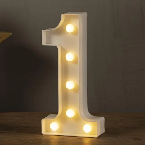 Miniatura 17 de HXWEIYE Letras iluminadas con luces LED, letreros luminosos de marquesina, 26 letras del alfabeto y 10 números para fiestas de cumpleaños, bares