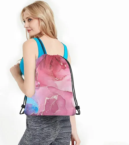 Miniatura 4 de Notas musicales Bolsas con cordón Mochila Bolsa de gimnasio Bolsa con cordón, Multi-a153, Mochilas de viaje