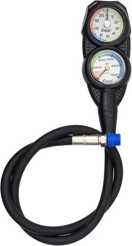 Miniatura 4 de Cressi Mini consola de buceo - Medidor de profundidad + manómetro - MiniConsole 2: fabricado en Italia