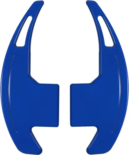 Miniatura 7 de E-cowlboy - Cubierta extendida para palanca de cambio de volante, para Ford Mustang 2015 2016 2017 2018 2019 2020 2021 2022 2023, accesorios de Azul