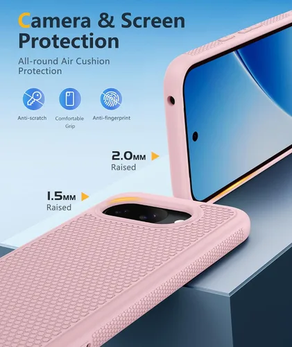 Miniatura 55 de FNTCASE Funda para iPhone 17 Pro: Fundas delgadas translúcidas de color azul claro compatibles con MagSafe, protección completa de la cámara
