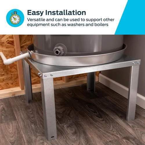 Miniatura 3 de Holdrite Soporte para calentador de agua QuickStand de 24 pulgadas, hasta 100 galones, sin ensamblar, 40-S-24-U