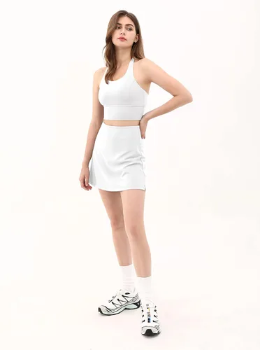 Miniatura 5 de ODODOS - Falda pantalón deportiva de mujer con bolsillos integrados, falda para jugar tenis, golf, correr, entrenar, ir al gimnasio hacer