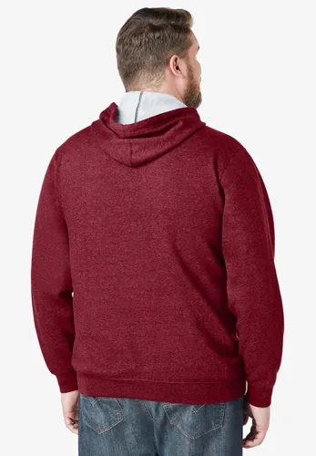 Miniatura 5 de KingSize Sudadera con capucha de forro polar grande y alta para hombre