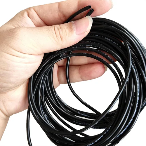 Miniatura 5 de uxcell Tubería negra del arnés de cable del tubo del PVC, manga de la identificación de 6.6 ft m los 10ft para la protección del alambre