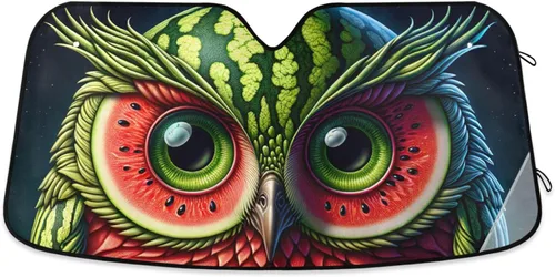 Miniatura 28 de Parasol plegable para parabrisas de automóvil, diseño de dragones, ojos negros y rojos, bloquea los rayos UV, parasol delantero