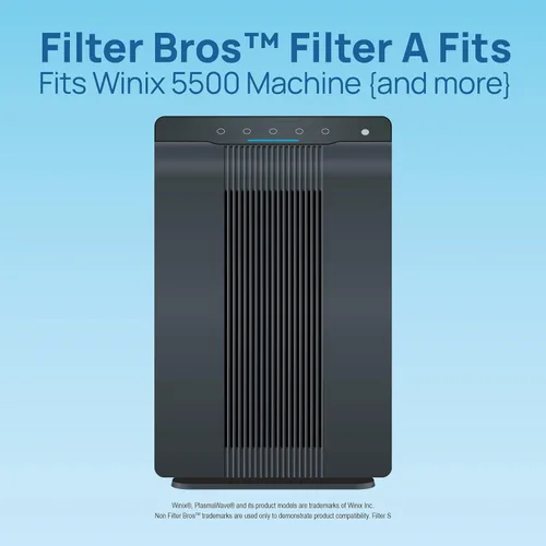 Miniatura 3 de Filtro Bros 115115 Filtro HEPA de repuesto A para Winix Plasmawave 5500-2 5300-2