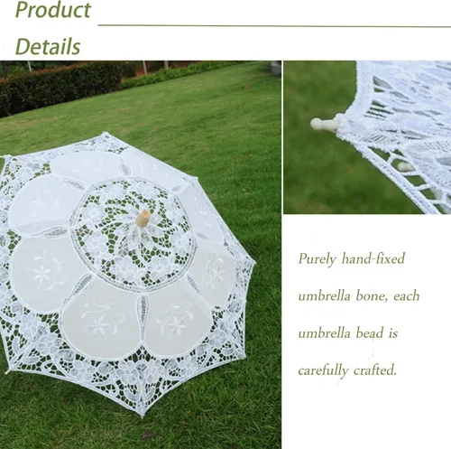 Miniatura 3 de Paraguas de encaje negro, sombrilla plegable de encaje hecho a mano, para boda, novia, para mujeres, decoración de fiesta, baile y fotografía