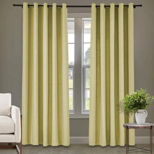 Miniatura 28 de Frelement Cortinas de lino de lino de bronce con ojales para interiores, tratamiento de ventanas para sala de estar, dormitorio, habitación