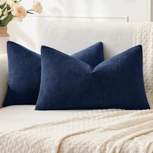 Miniatura 30 de MIULEE Juego de 2 fundas de almohada cuadradas decorativas de felpilla suave de 20 x 20 pulgadas para sofá, sala de estar y cama de color verde oliva