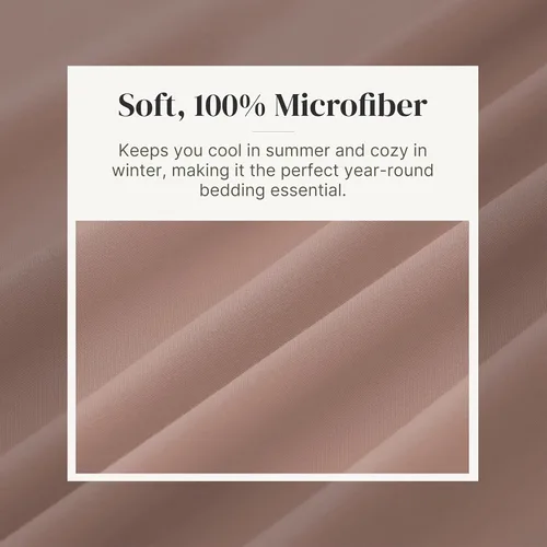 Miniatura 5 de Modern Threads Sábanas Sólidas de Microfibra Suave - Sábanas de Cama de Microfibra Lujosas - Incluye Sábana Plana, Sábana Ajustable con Bolsillos 07