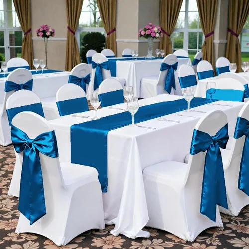 Miniatura 101 de mds - Lote de 10 lazos de satén para sillas de boda y eventos, para decoración de fiestas, 30 colores, Satin, 10 Verde oliva