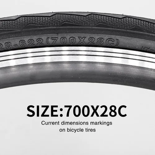 Miniatura 5 de 700 X 23C/700 X 25C/700 X 28C/700 X 35C Neumático de bicicleta plegable Neumáticos de repuesto para bicicleta de carretera 700 x 28C 60TPI