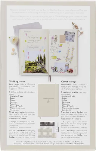 Miniatura 2 de Recetario Moleskine Passion, cuaderno para recetas, tapa dura, grande, de 5" x 8.25", rojo escarlata, 400 páginas