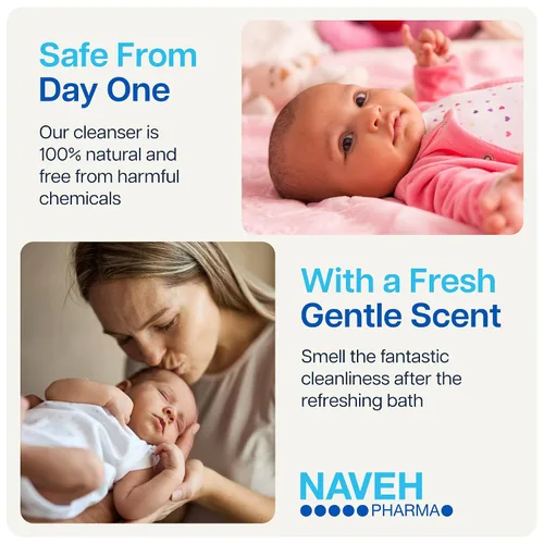 Miniatura 4 de NAVEH PHARMA Limpiador de tapa de cuna para bebés y niños Tratamiento de tapa de cuna 100% natural Spray y lavado sin fregar Mejor que