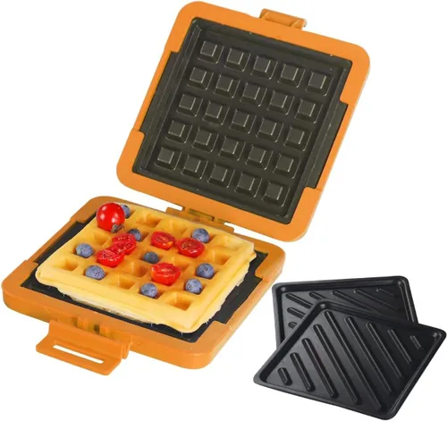 Miniatura 11 de MKYSAIL Tostador, Tostador de Microondas, Fabricante de Sándwiches, Fabricante de Panini, Apto para Lavavajillas, SIN Electricidad, Inalámbrico