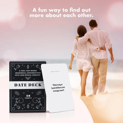 Miniatura 9 de BestSelf Deeper Talk Date Deck Bundle - Tarjetas de conversación de fecha y rompehielos