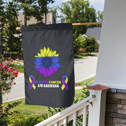 Miniatura 26 de Bandera de jardín de concientización sobre la enfermedad de Alzheimer de 12 x 18 pulgadas, cartel vertical de doble cara para decoración del hogar