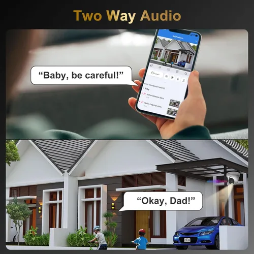 Miniatura 3 de Anpviz Sistema de cámara de seguridad PoE de 16 canales 4K con audio bidireccional, 16 cámaras de torreta IP con cable de 8 MP para exteriores