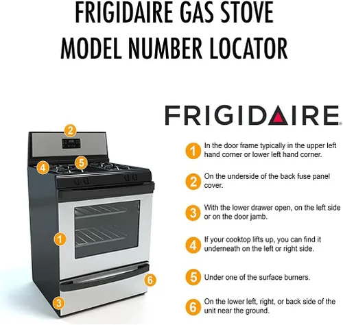 Miniatura 2 de Protectores de estufa Premium Plus para la gama de gas Frigidaire modelo FGGF3036TFC, corte personalizado, revestimiento de estufa fácil de limpiar