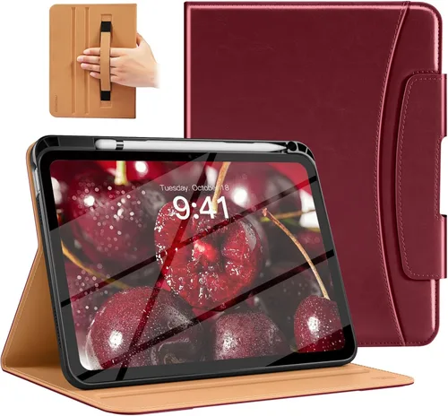 Miniatura 30 de MoKo Funda para iPad A16 de 11 pulgadas, funda para iPad de 11ª/10ª generación (2025/2022) con soporte para lápices y bolsillo, funda con soporte