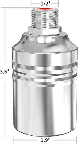 Miniatura 2 de Válvula de flotador de agua de 1/2" a 3/4" 1", válvula controladora de nivel totalmente automática de acero inoxidable 304 para tanque de agua