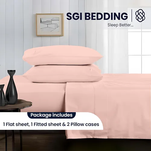 Miniatura 2 de SGI Bedding - Juego de sábanas de lujo de 4 piezas de algodón egipcio para RV tamaño King - 1000 hilos, sábanas 100% algodón, juego de sábanas