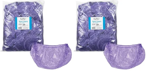 Miniatura 9 de ForPro Professional Collection Revestimientos de spa, aptos para todos los spas de pedicura, forros desechables, azul, 400