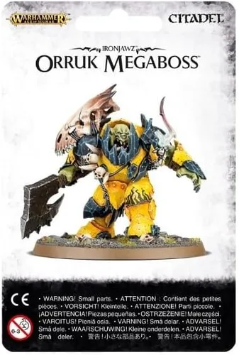 Games Workshop 99070209003 Ironjawz Orruk Megaboss - Juego de mesa y miniatura, color negro