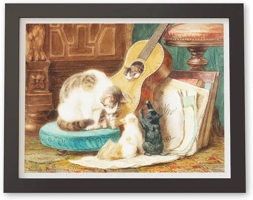 Pintoo Rompecabezas de 1200 piezas para adultos – Henriette Ronner – The Harmonists Hermoso rompecabezas de plástico para decoración del hogar, cero